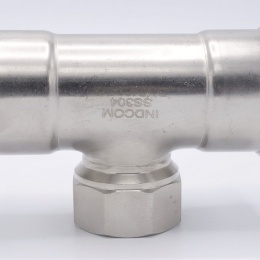 T-kus, lisovací F/F(závit vnitřní)/F 54_1 1/2"_54