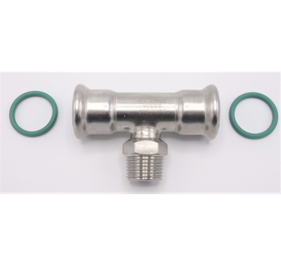 T-kus, lisovací F/M(závit vnější)/F 22_1/2"_22