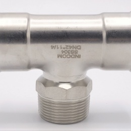 T-kus, lisovací F/M(závit vnější)/F 42_1 1/4"_42