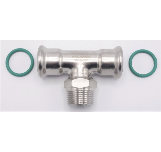 T-kus, lisovací F/M(závit vnější)/F