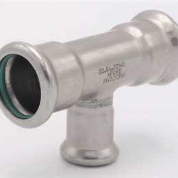 T-kus, lisovací,redukovaný, F/F/F 22_15_22, nerez