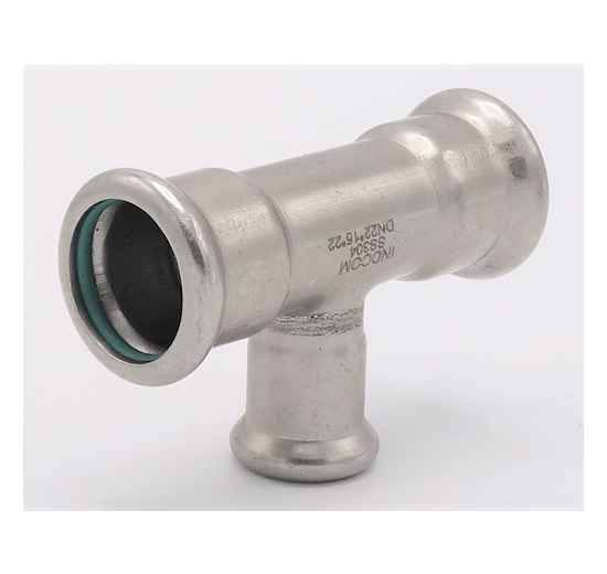 T-kus, lisovací,redukovaný, F/F/F 22_15_22, nerez