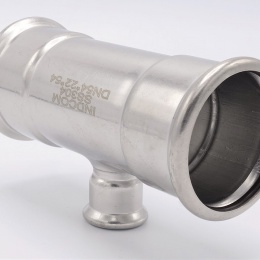 T-kus, lisovací,redukovaný, F/F/F 54_22_54, nerez