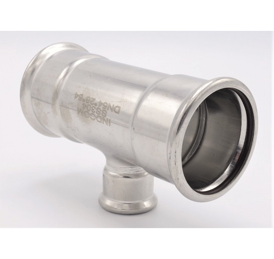 T-kus, lisovací,redukovaný, F/F/F 54_28_54, nerez