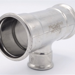 T-kus, lisovací,redukovaný, F/F/F  54_35_54, nerezová ocel