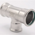 T-kus, lisovací,redukovaný, nerezový F/F/F 35_28_35