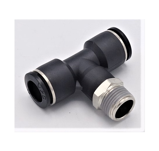 T kus otočný se závitem dole DN 10 mm - 1/4