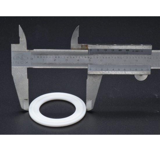 těsnění PTFE (teflon - polytetrafluorethylen) DN 32 pro clampový talířek 50,5 mm