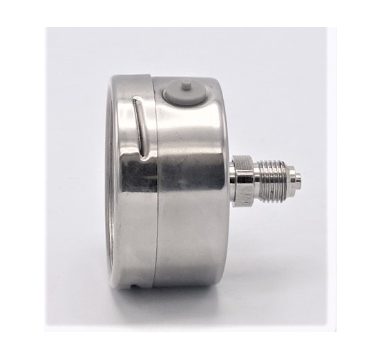 Tlakoměry celonerezové se zadním axiálním připojením