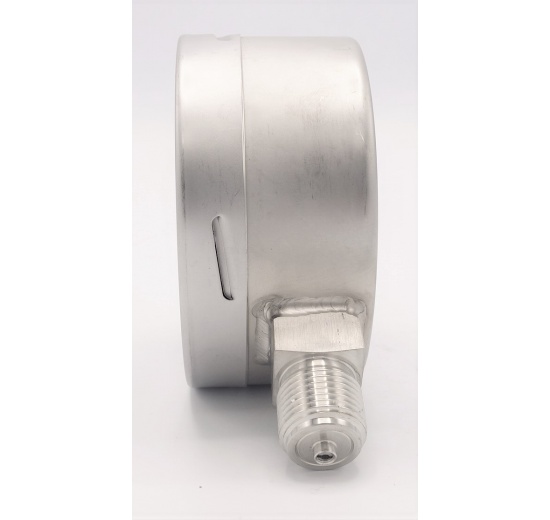 Tlakoměry se spodním (radiálním) připojením, číselník 100mm, rozsah -1/ 1.5 bar, závit1/2"