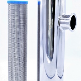 trubkový filtr DN 50 a filtrační perforovaný plech 0,9 mm