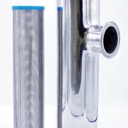 trubkový filtr DN 65 a filtrační perforovaný plech 0,9 mm