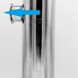 Trubkový filtr rohový CLAMP připojení