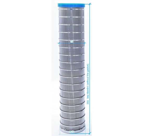 Trubkový filtr rohový, typ C-C, DN50, filtrační síto 0,1 mm