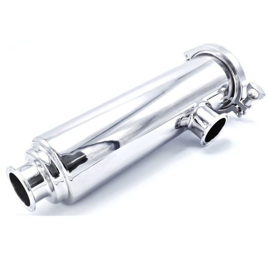 trubkový rohový filtr, clamp připojení