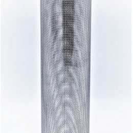 Válcový filtr nerezový, děrovaný plech, průměr 81 mm materiál nerezová ocel AISI304