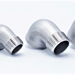 všechny velikosti závitových oblouků, kolen - typ 304 M/F