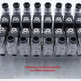 vyrobené rozvaděče dle přání zákazníka