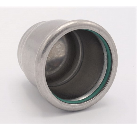 Záslepka nerezová (víčko), lisovací, F 35 mm