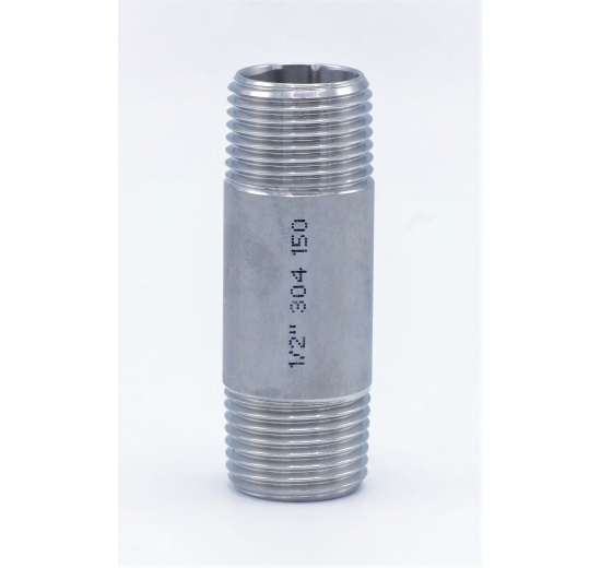 závitový dvojnipl (dvojitá trubková vsuvka), typ 310, závit 1/2"